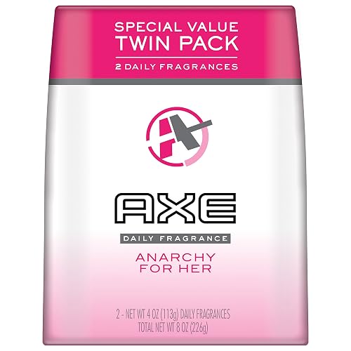 AXE Body Spray for Women, Anarchy For Her 4 oz, Twin Pack