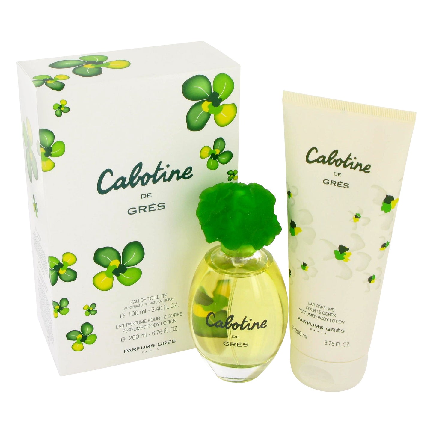 Cabotine By PARFUMS GRES FOR WOMEN Gift Set - 3.4 oz Eau De Toilette Spray + 6.7 oz Body Lotion