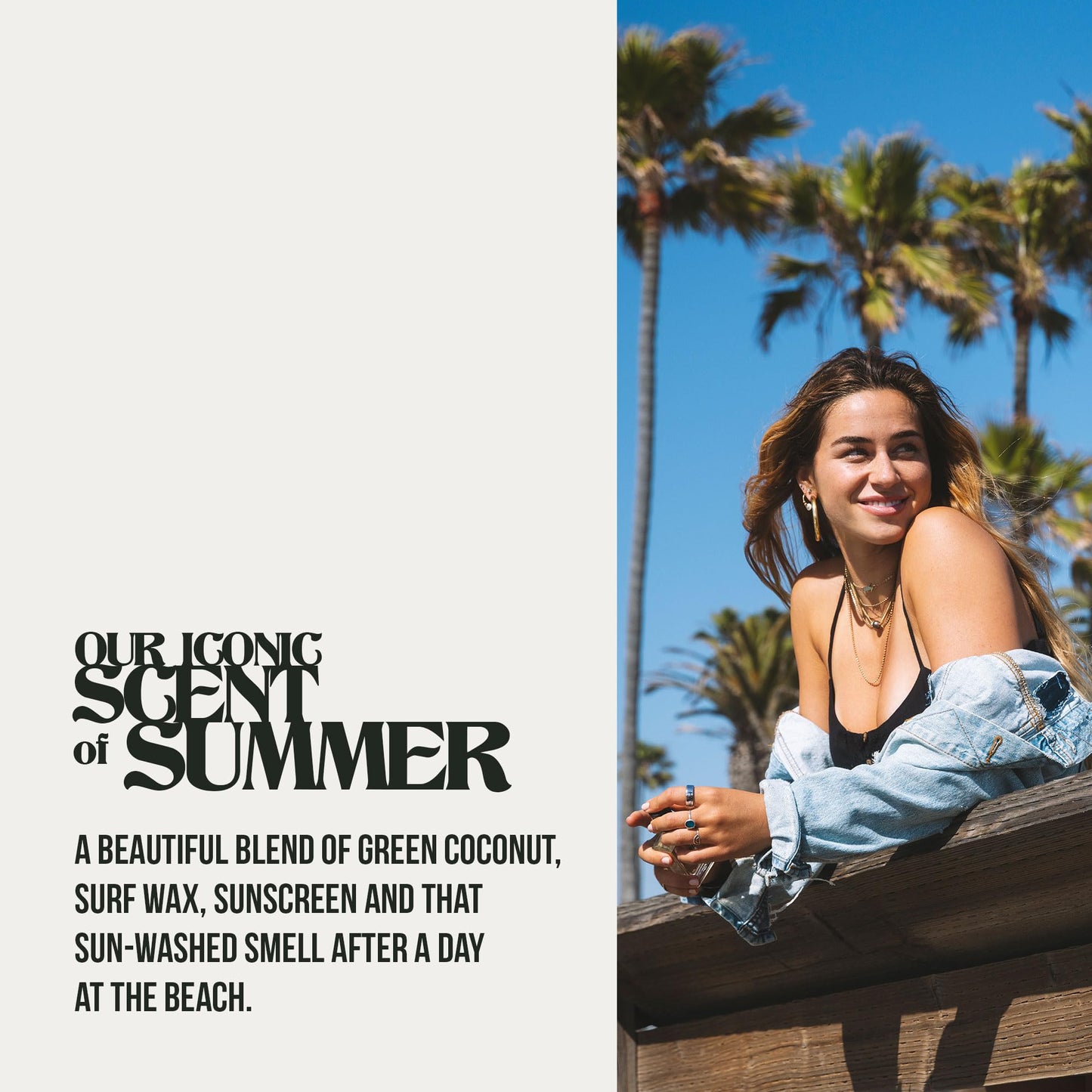 PIRETTE Eau de Parfum Spray for Women, Beach-Inspired, Long Lasting Womens Perfume with Notes of Fresh Green Coconut, Surf Wax & Sunscreen, Daily