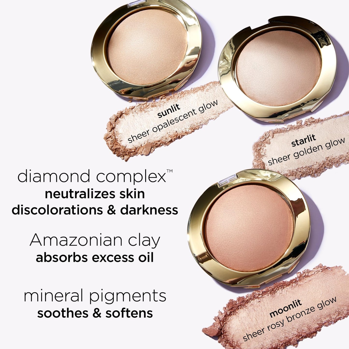 tarte shape tape glow powder - Buildable Highlighter with Mineral Pigments & Diamond Powder for a Natural Radiant Finish with Lightweight Luminous