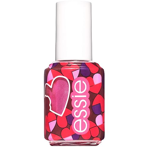 essie nail polish, valentine's day collection, gifts for her, metallic finish, piece, love & chocolate, 0.46 fl ounce Beauty & Personal Care essie