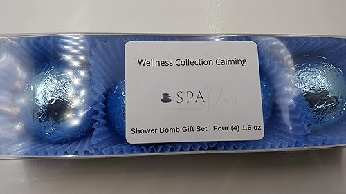 Spa Pure Relaxing Aromatherapy Shower Steamers Bombs - Shower Bombs with Essential Oils - Unisex Bath Melts - Self Care and Relaxation Shower Steamer…