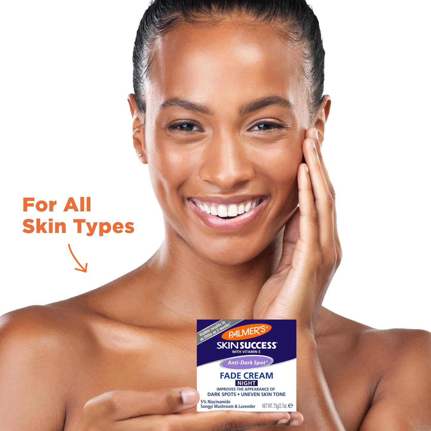Palmer's Skin Success Anti-Dark Spot Nighttime Fade Cream with Retinol & Niacinamide, Dark Spot Corrector for Face, Night Moisturizer Helps Reduce