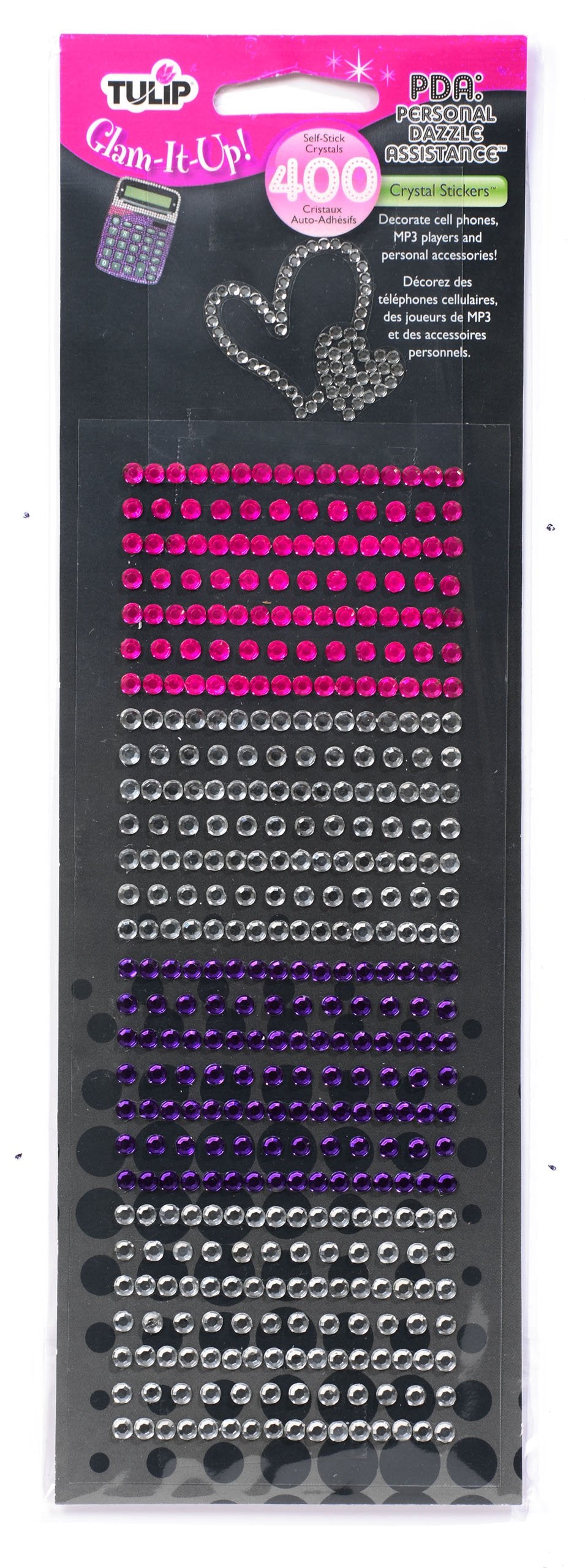 Tulip-Glam-It-Up PDA: Personal Dazzle Assistance 400ct-Pink Amethyst
