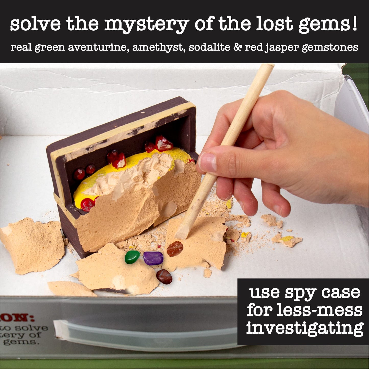 The Young Scientists Club Top Secret Spy Science Kit – Detective Set for Kids, Crime Solver Toy Gift for Boys & Girls Ages 8-10