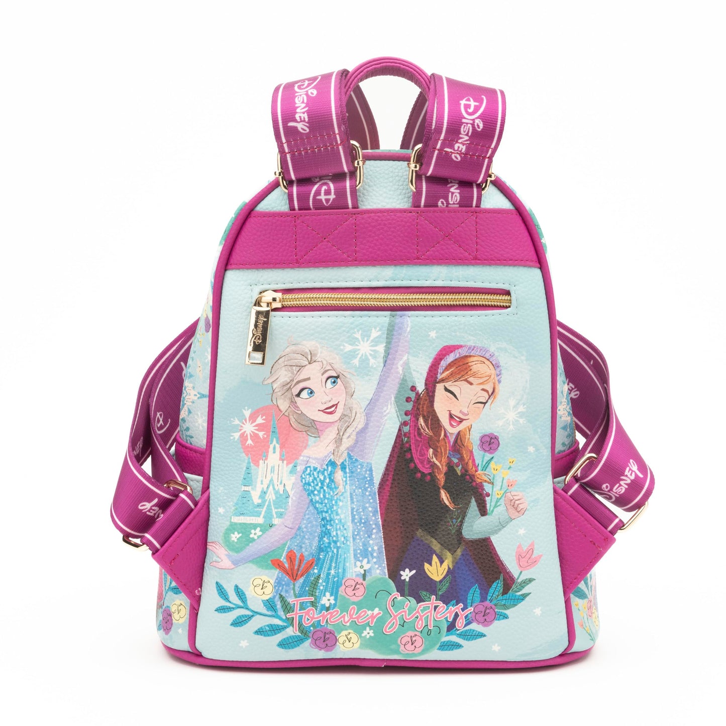 Wondapop - Frozen - Elsa and Anna 11" Vegan Leather Fashion Mini Backpack
