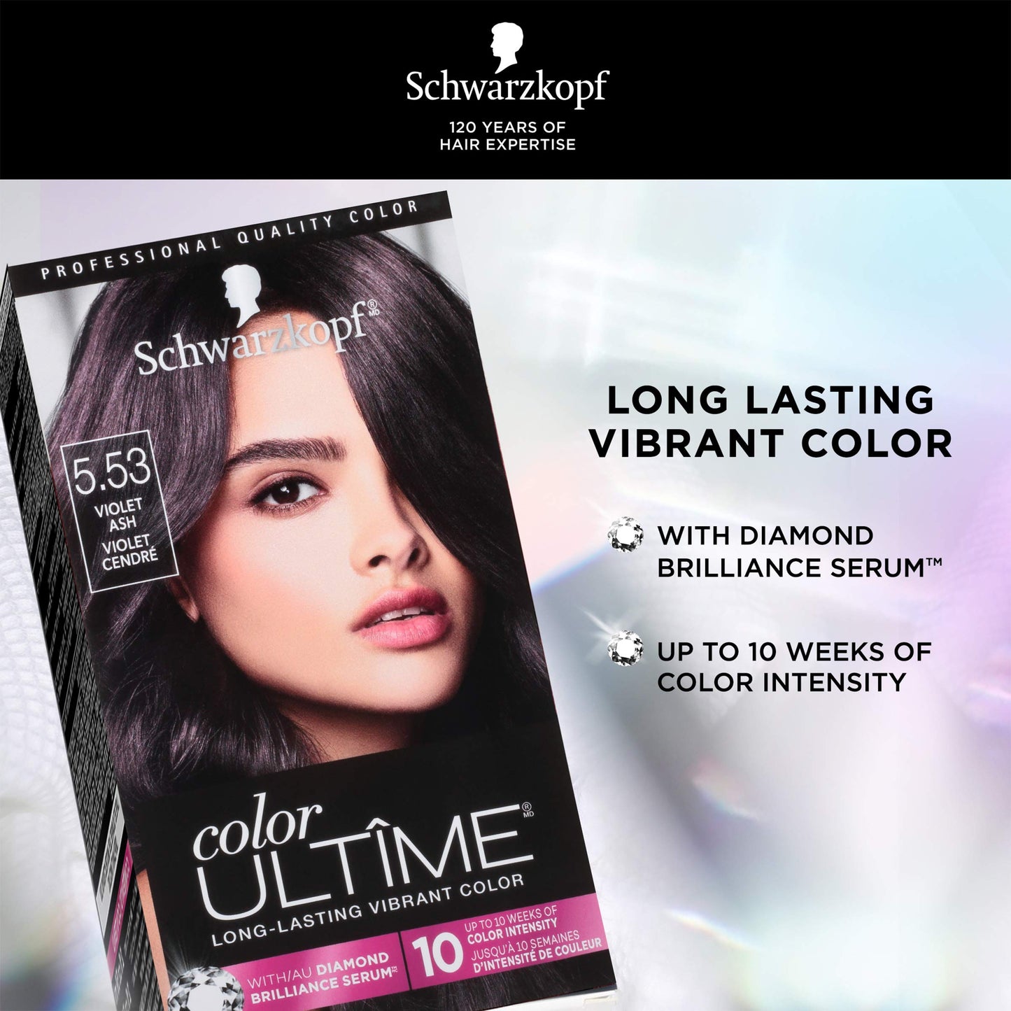 Schwarzkopf Color Ultime Hair Color 5.53 Violet Ash