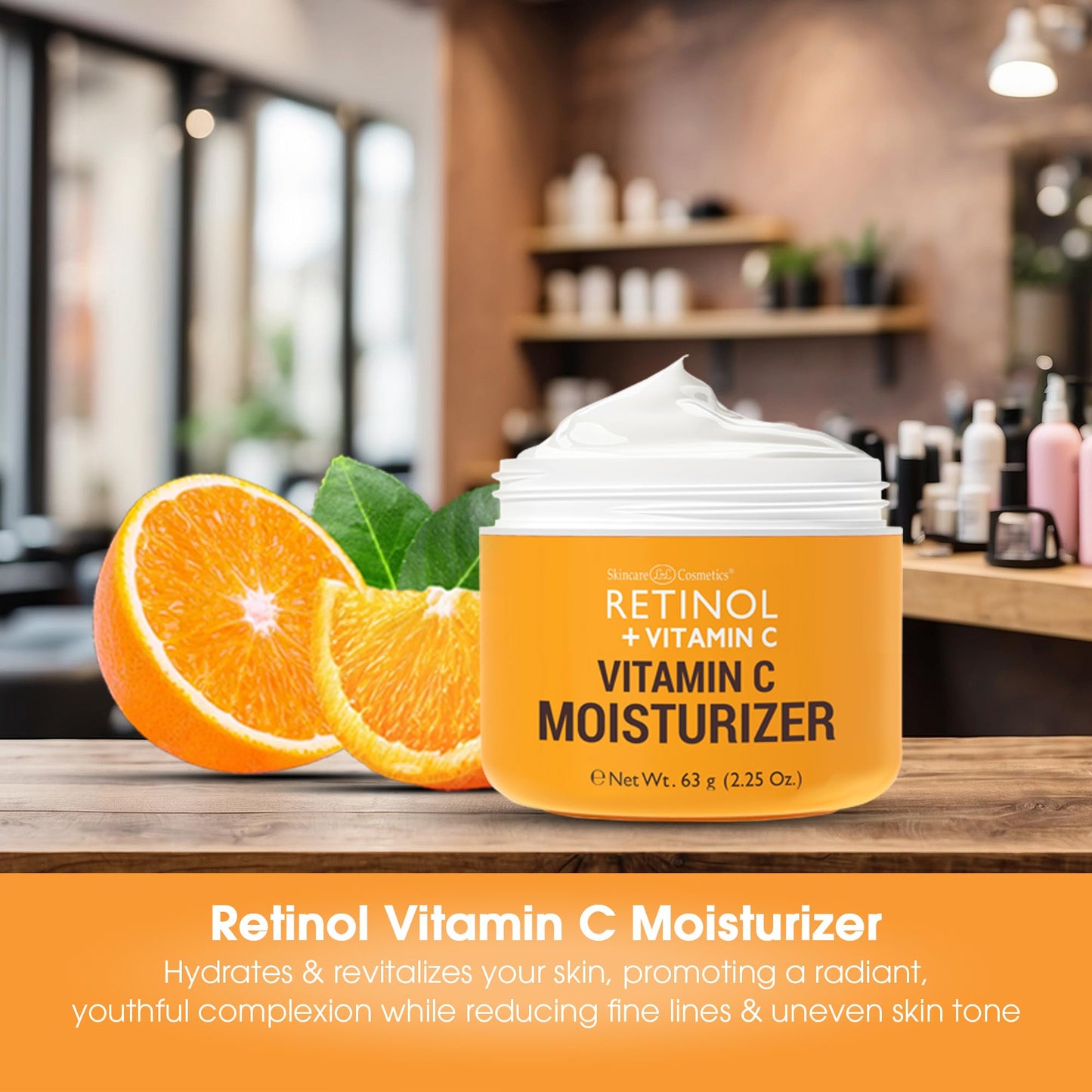 LIVAURA Retinol + Vitamin C Face Moisturizer