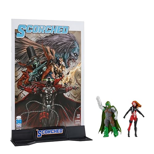 McFarlane Toys - Spawn Page Punchers 2pk She Spawn and Curse 3in Action Figures with Comic