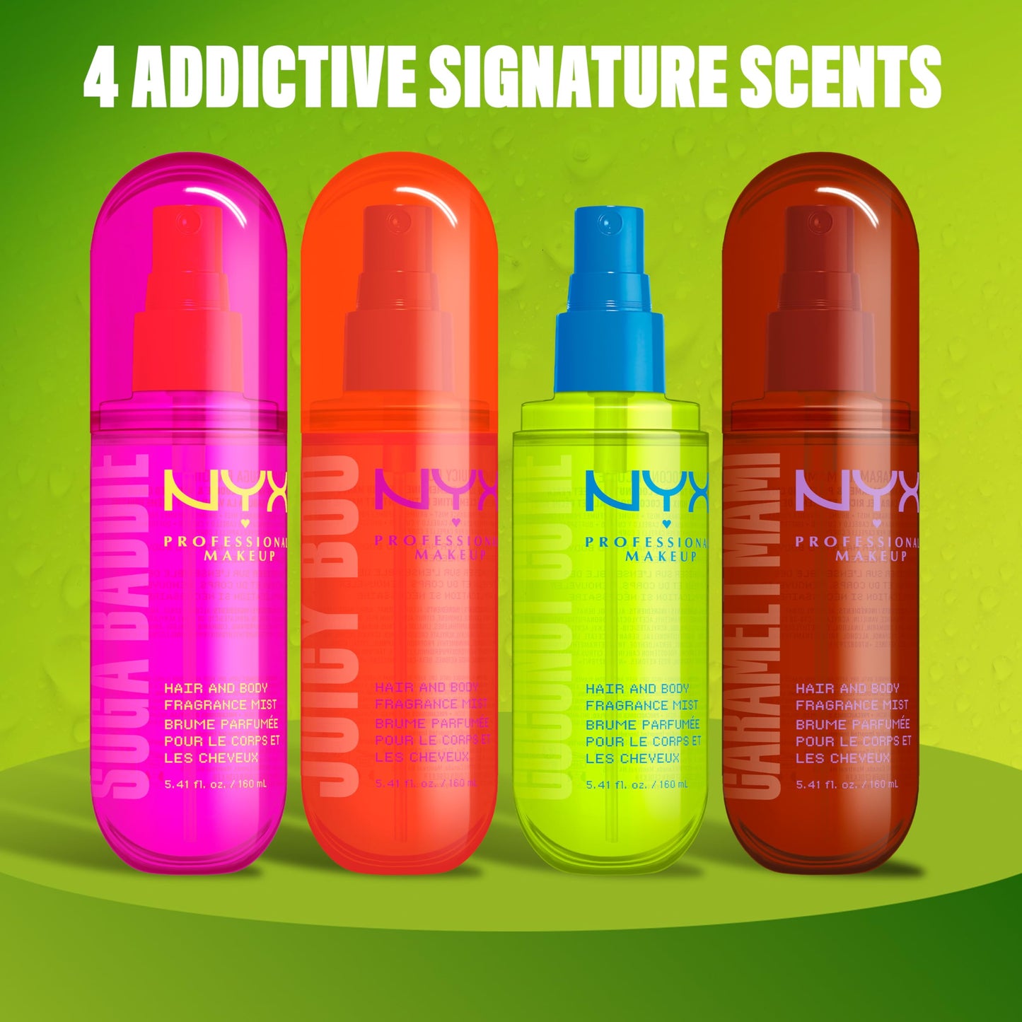 NYX PROFESSIONAL MAKEUP Fat Oil Fragrance Mist Perfume, Suga Baddie Vanilla & Whipped Cream Scent, Long Lasting Hair & Body Spray with Musk, Vegan