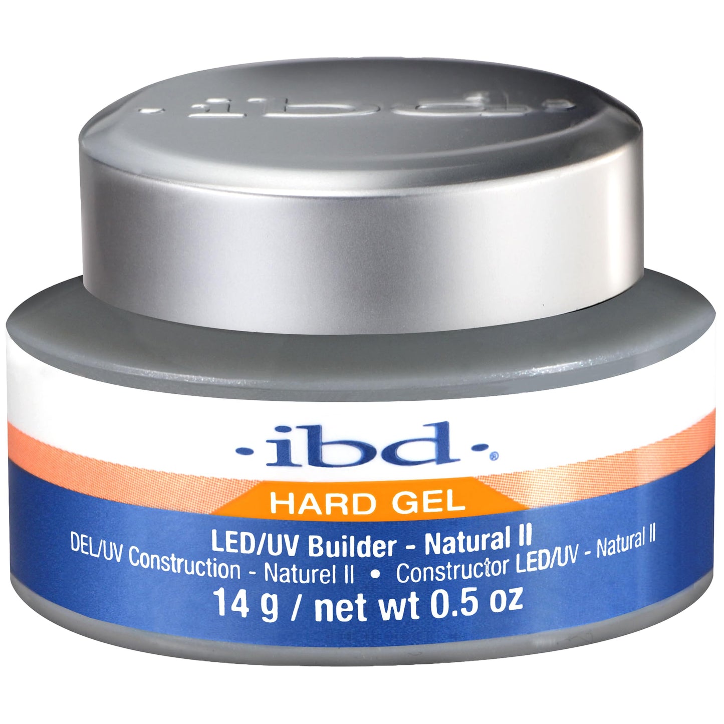 IBD Hard Gel LED/UV Builder Natural II - Builder Gel for Nails Extensions & Sculpting, Strong Long-Lasting Nail Enhancement, 0.5 oz Beauty & Personal Care IBD