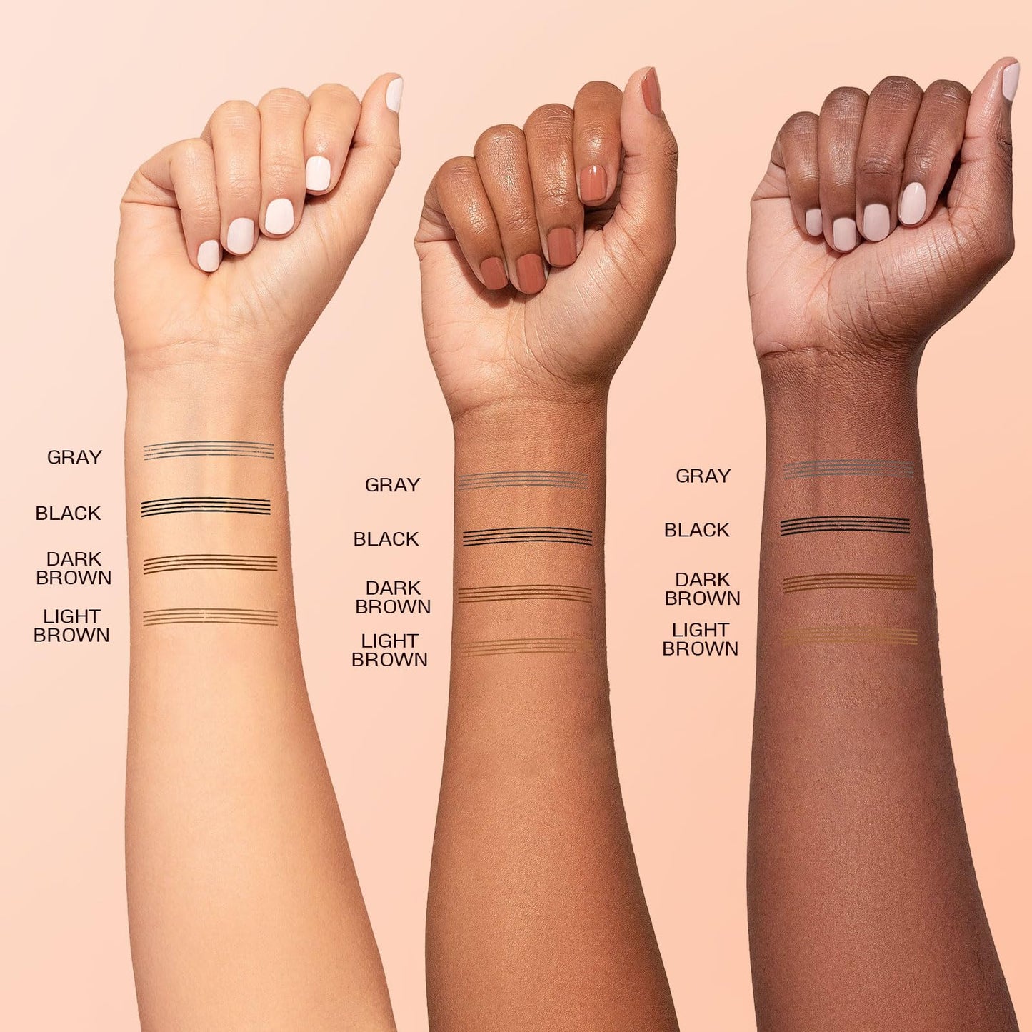 Ursoulney Eyebrow Pen - Upgraded 3D Liquid Eye Brow Microblading Pencil With Micro 4 Point Lift & Brow Pen Snatch, Long-Lasting Waterproof (Dark…