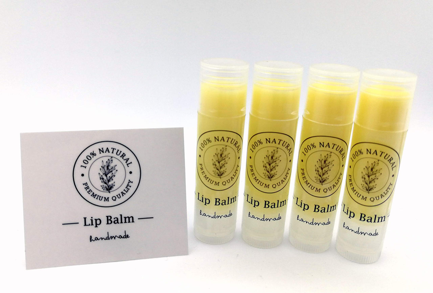 ZZYBIA Assorted Clear Lip Balm Label Sticker for Lip Balm Container Lip Balm Labels Paper Stickers 60pcs