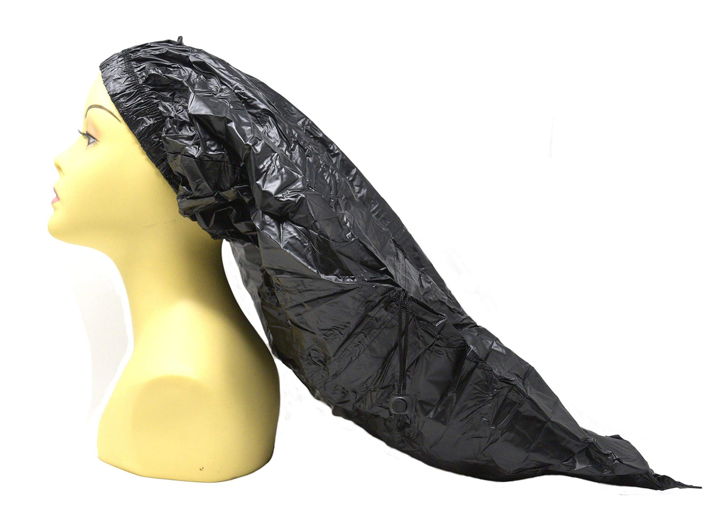 Ms Remi Premium Braid Shower Cap Black 25 inch long and 18.5 inch wide