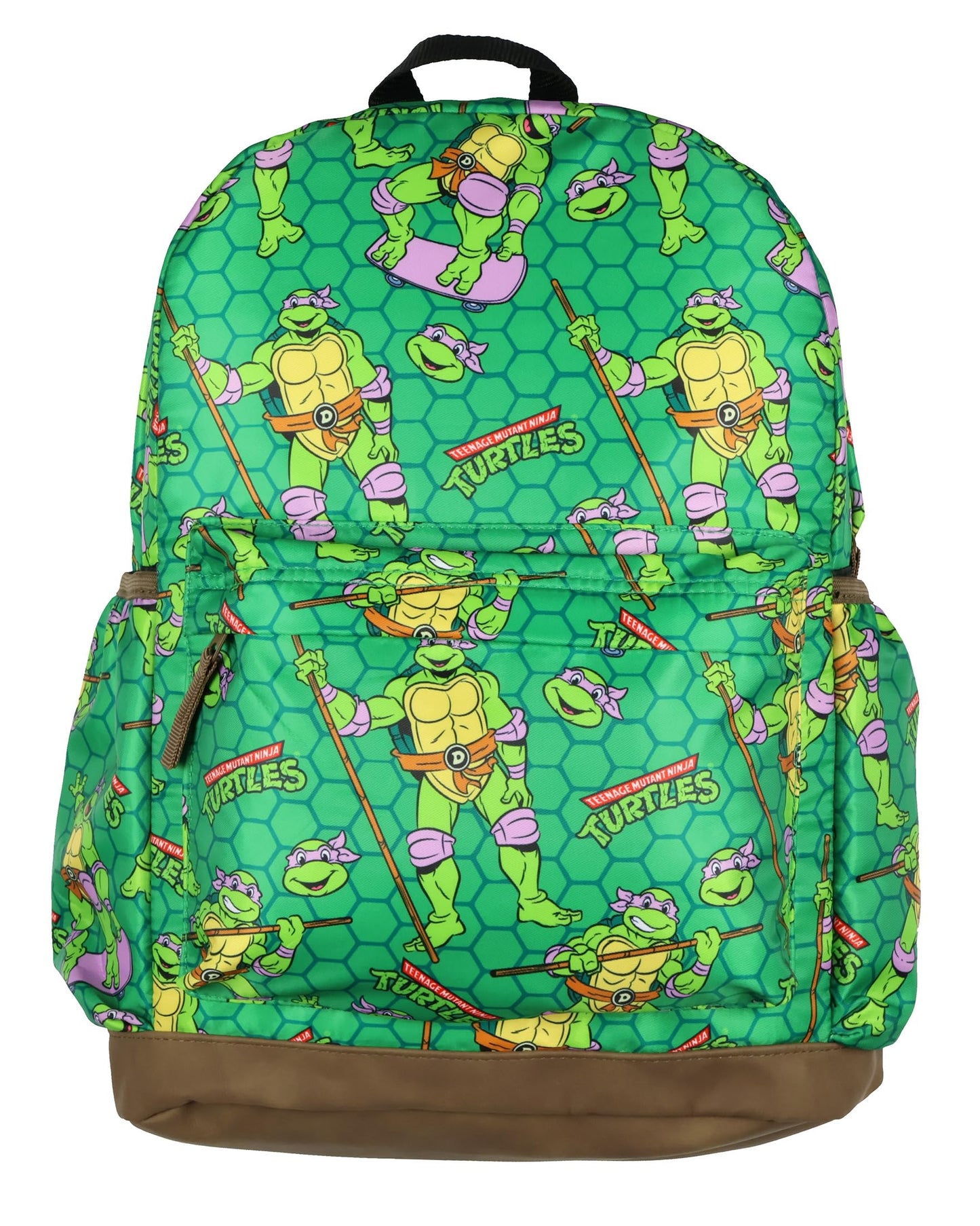 TMNT Backpack Nickelodeon Teenage Mutant Ninja Turtles Mayhem Character Kids School Bookbag Donatello