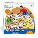 Learning Resources Alphabet Marks The Spot Floor Mat, 34 Piece Set, Ages 5+, Letters, Sounds, Alphabet Game,Spelling Games