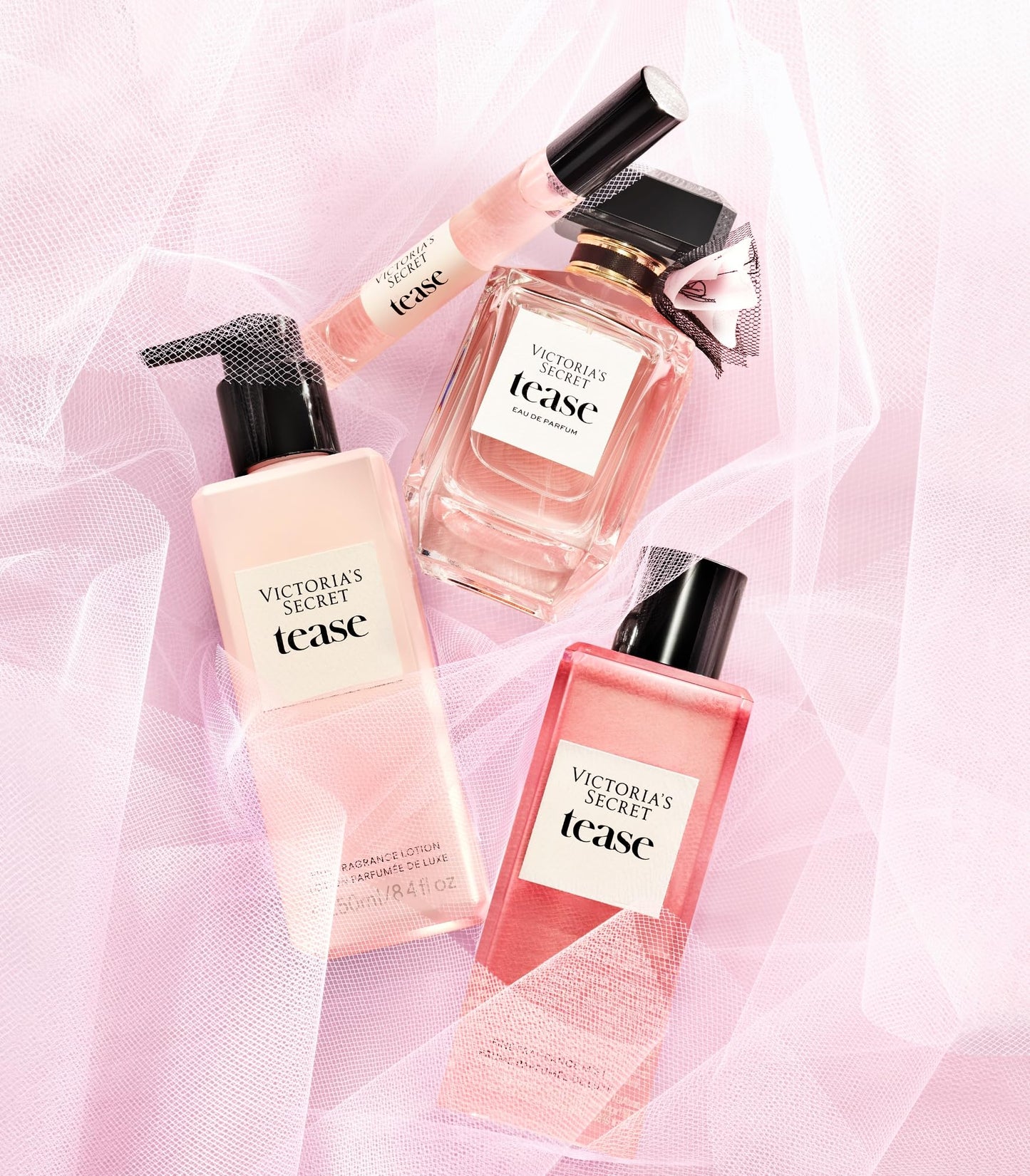 Victoria's Secret Tease Eau de Parfum, Notes of White Gardenia, Anjou Pear & Black Vanilla, Perfumes for Women (1.7 oz)
