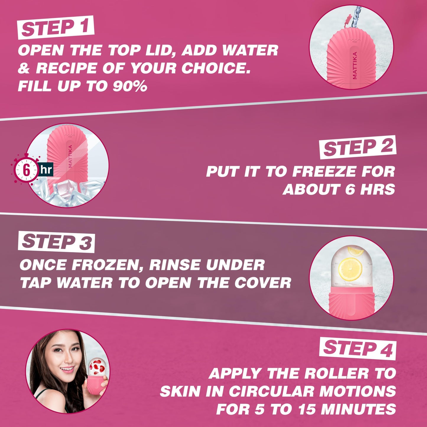 Ice Roller for Face and Eye Glow Naturally and Skincare, Ice Face Roller, Ice Facial Cube, Silicone Ice Mold, Ice Roller Face for Beauty and Skin Care