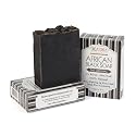 Shea Terra Organics Authentic African Black Soap Bar| Non Toxic All Natural Black Soap Full Body Wash that Cleanse, Refine, Firm Skin, Remove Acne