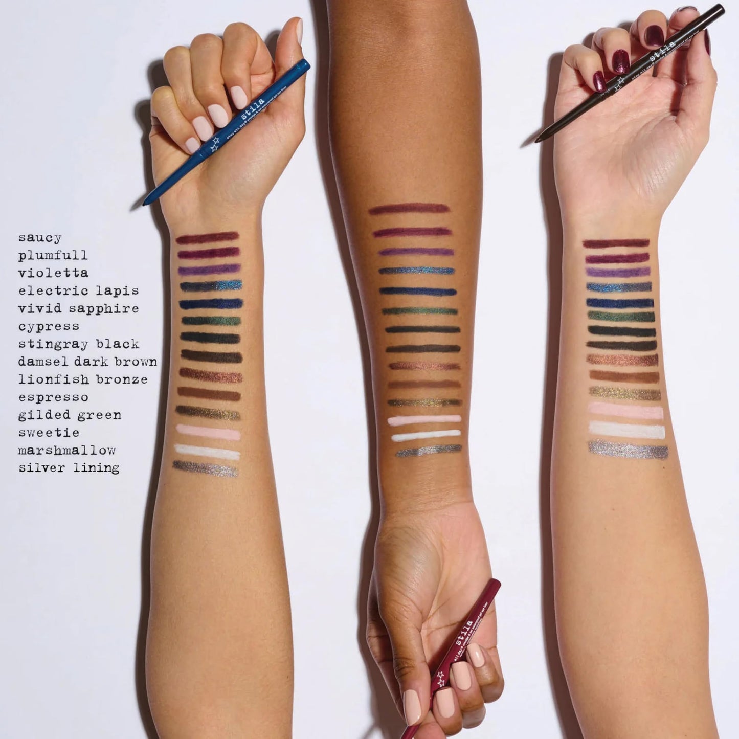 stila Stay All Day® Smudge & Set Waterproof Gel Liner | Long-Wear Gel Eyeliner Pencil for Tightlining, Waterline & Smoky Eye Looks | 12-Hour Wear, No Beauty and Personal Care stila