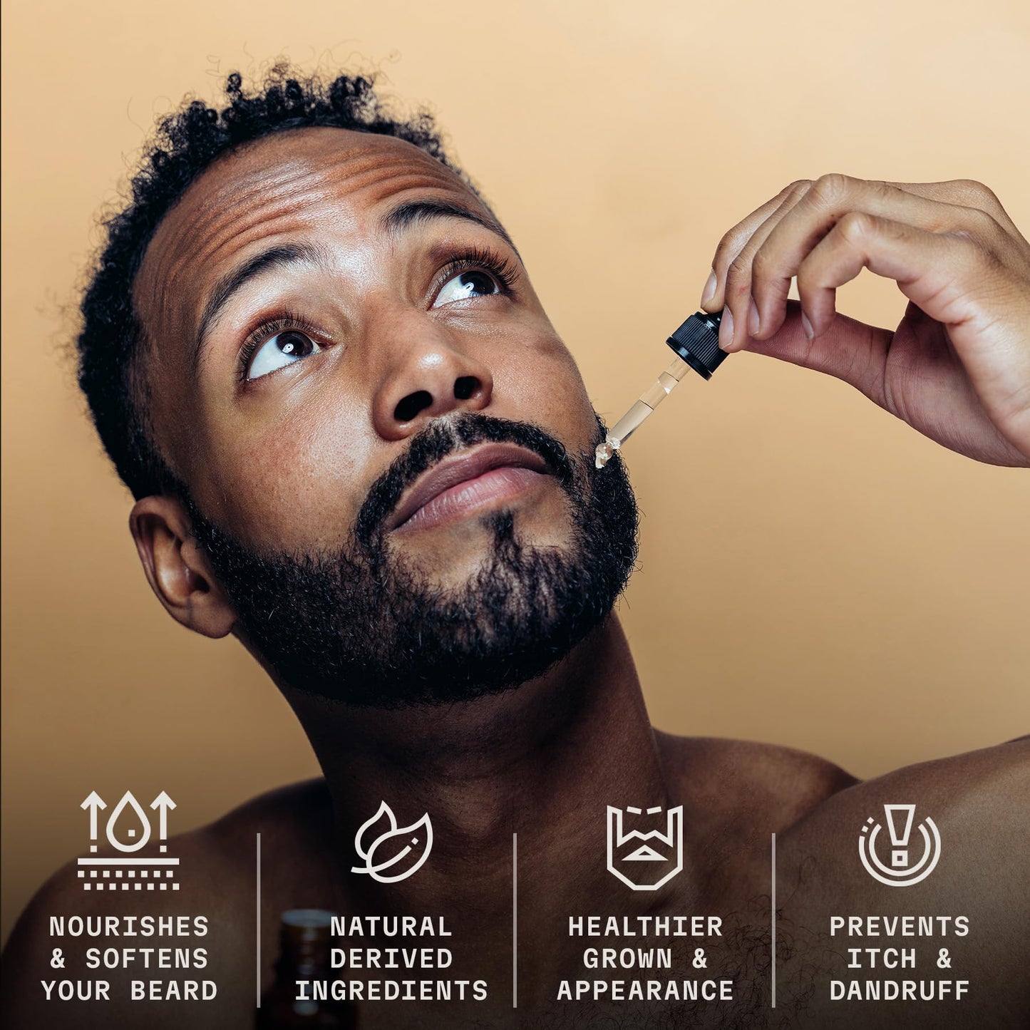 Striking Viking Vanilla Beard Oil for Men - Naturally Derived Conditioner with Argan & Jojoba Oils for Softening, Moisturizing and Growth (2 Oz)