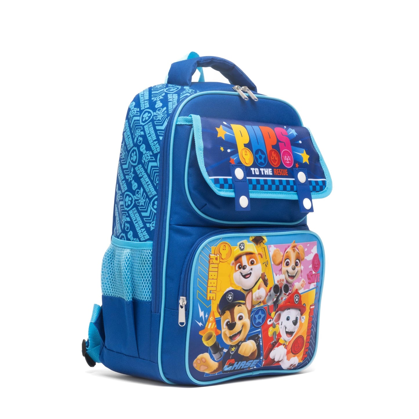 Ruz - Paw Patrol Large School backpack with Padded Back and Adjustable Straps, Blue, A28245
