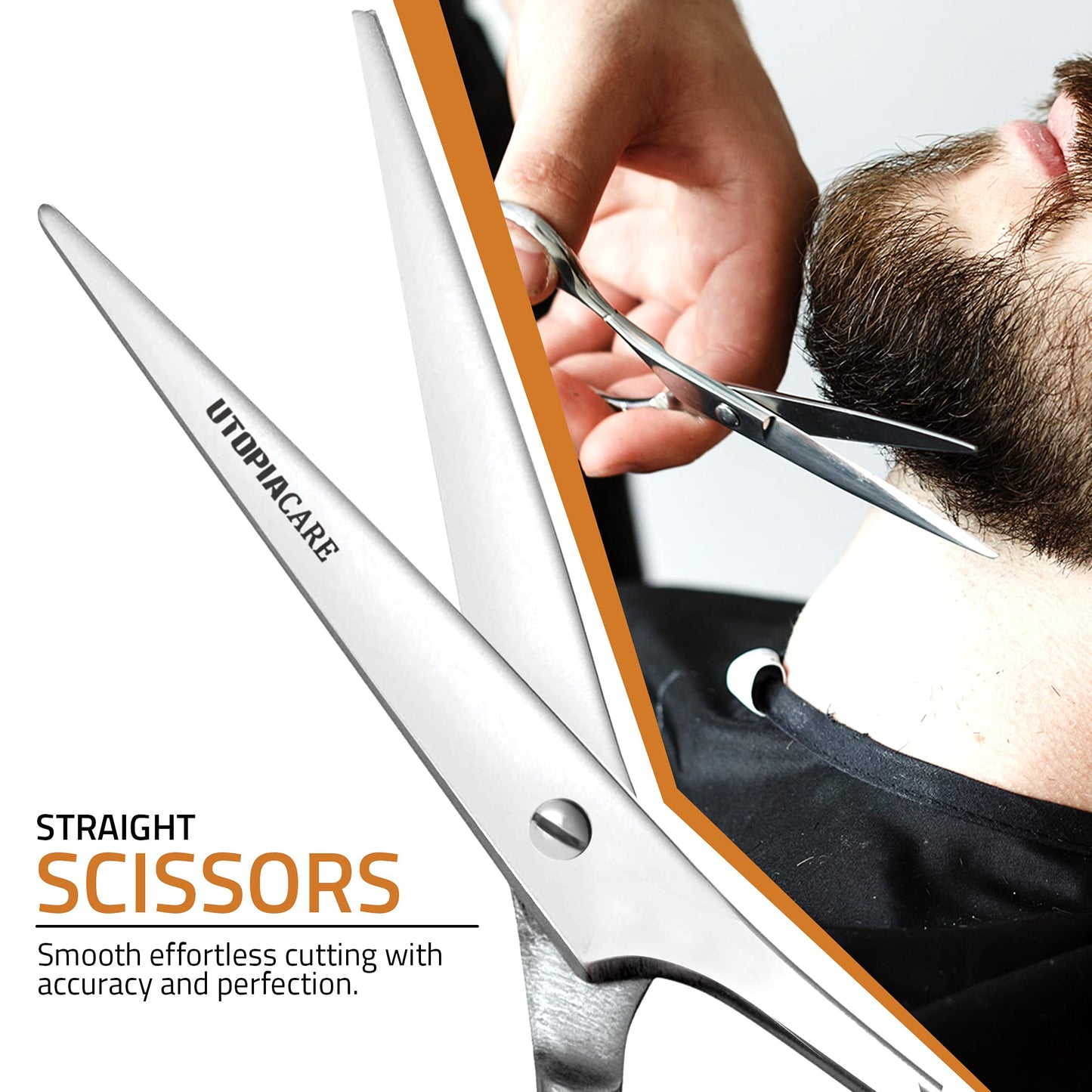 Utopia Care Hair Cutting and Hairdressing Scissors 5.5 Inch, Premium Stainless Steel shears with smooth Razor & Sharp Edge Blades, for Salons Beauty and Personal Care Utopia Care