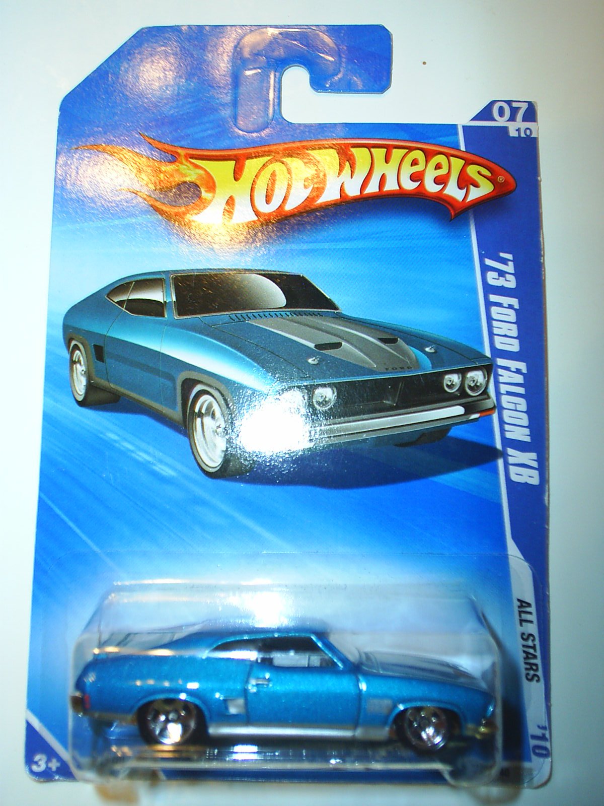 Hot wheels blue '73 ford falcon xb 7/10 All Stars 2010 #125/240