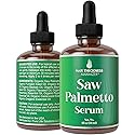 Saw Palmetto Serum for Hair Growth: Rosemary, Peppermint, Pumpkin Seed Oils. Vegan Thickening, Moisturizing, Strengthening Treatment for Women, Men