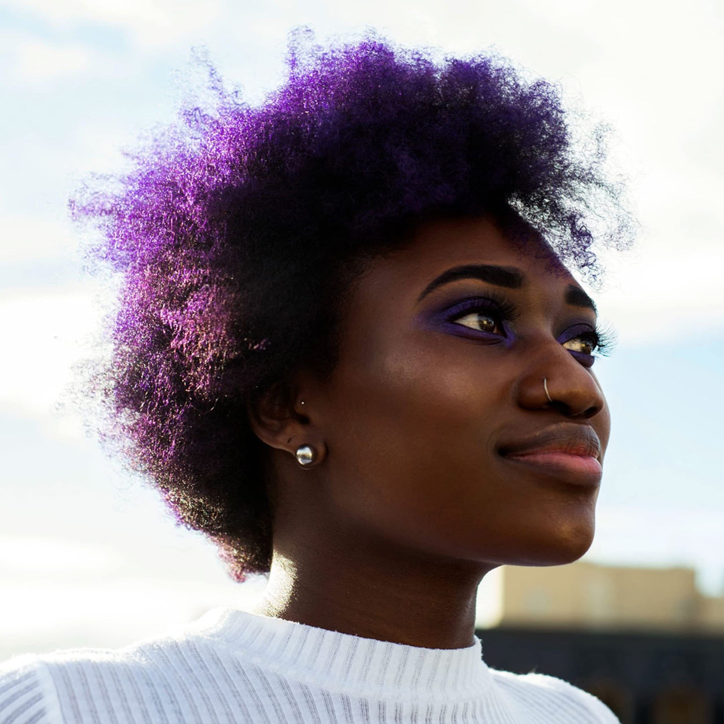 Overtone Daily Color Depositing Conditioner 8oz – Extreme Purple Vivid Violet, Refresh & Prevent Fading, Vegan, Cruelty-Free, with Shea & Coconut