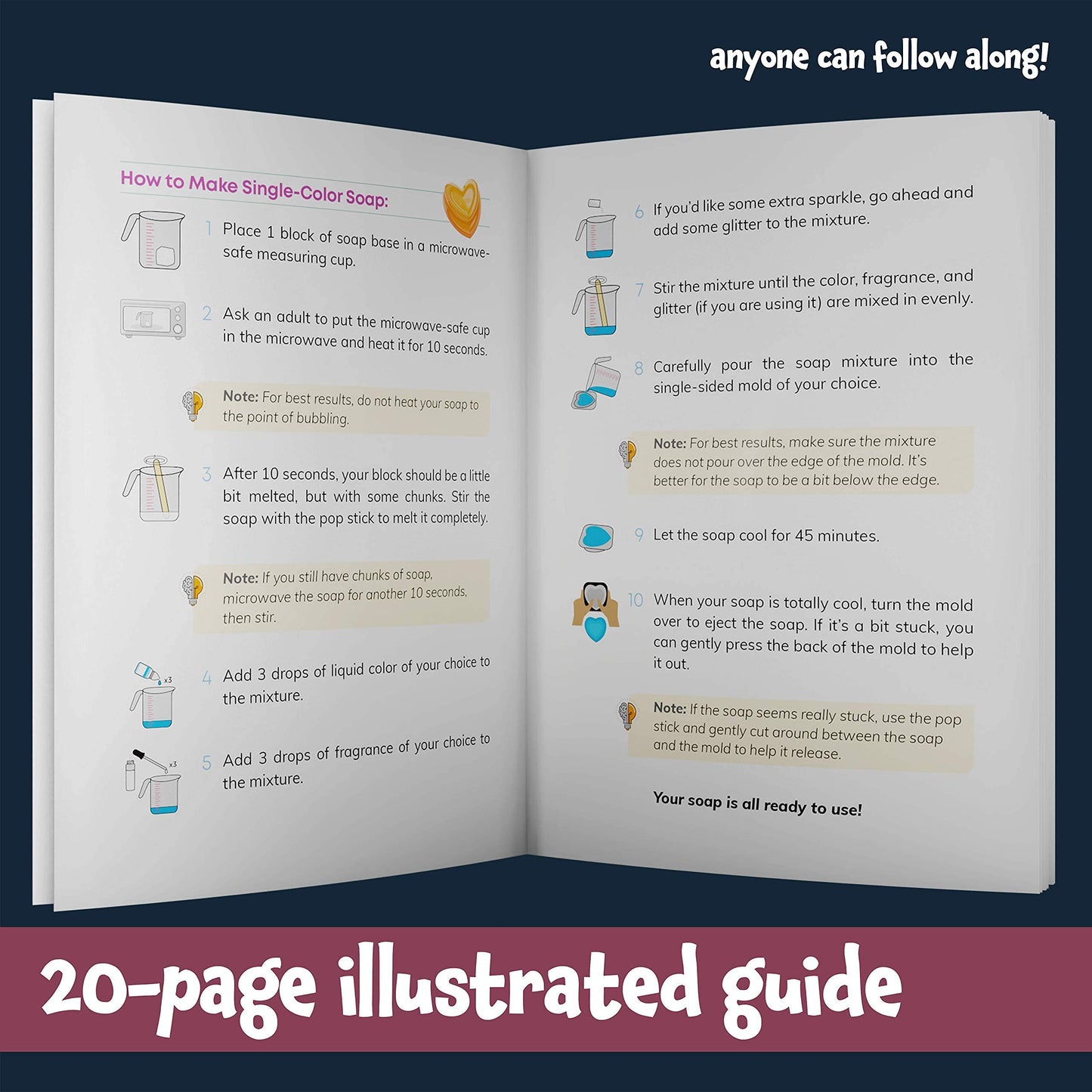 Dan&Darci Soap & Bath Bomb Making Kit for Kids – 3-in-1 DIY Spa Science Kit with Soap, Bath Bomb & Scrub Crafts – Fun STEM Gift for Girls & Boys Ages 6-12, Creative Experiment Toy & Birthday Gift Idea