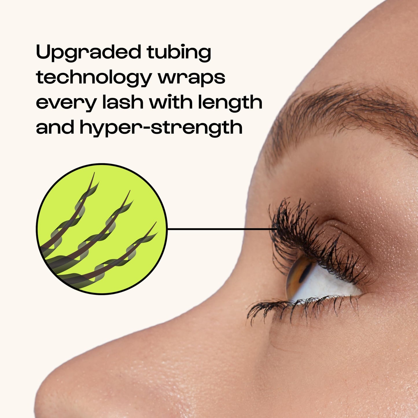 Alleyoop Tubing Mascara Brown - Lengthening Mascara Tubing Formula, Smudge Proof for Sensitive Eyes, Clean Vegan Lash Definition, Biotin Peptide Beauty and Personal Care ALLEYOOP