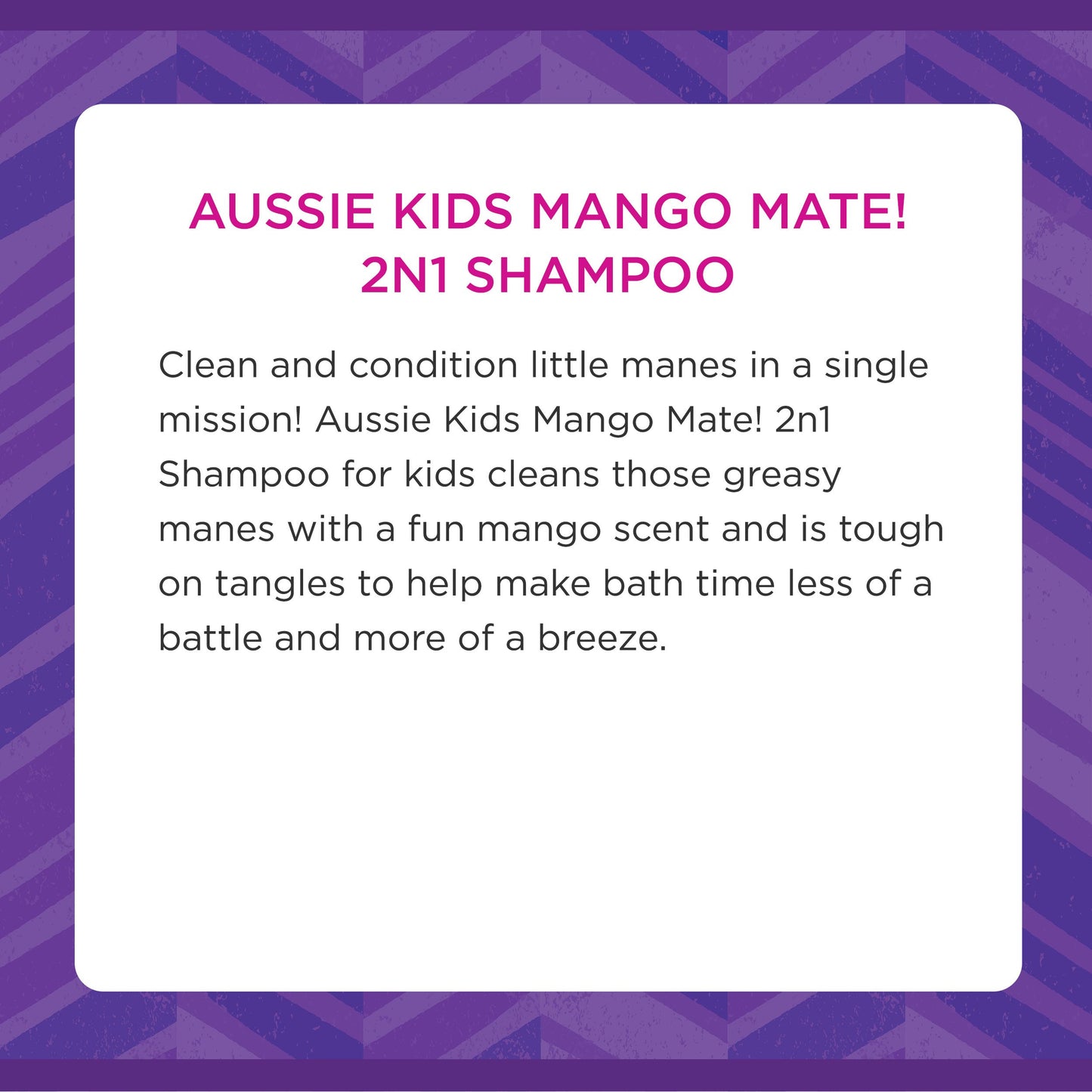 Mango Mate Kids 3 in 1 Shampoo & Conditioner 12 Fl Oz