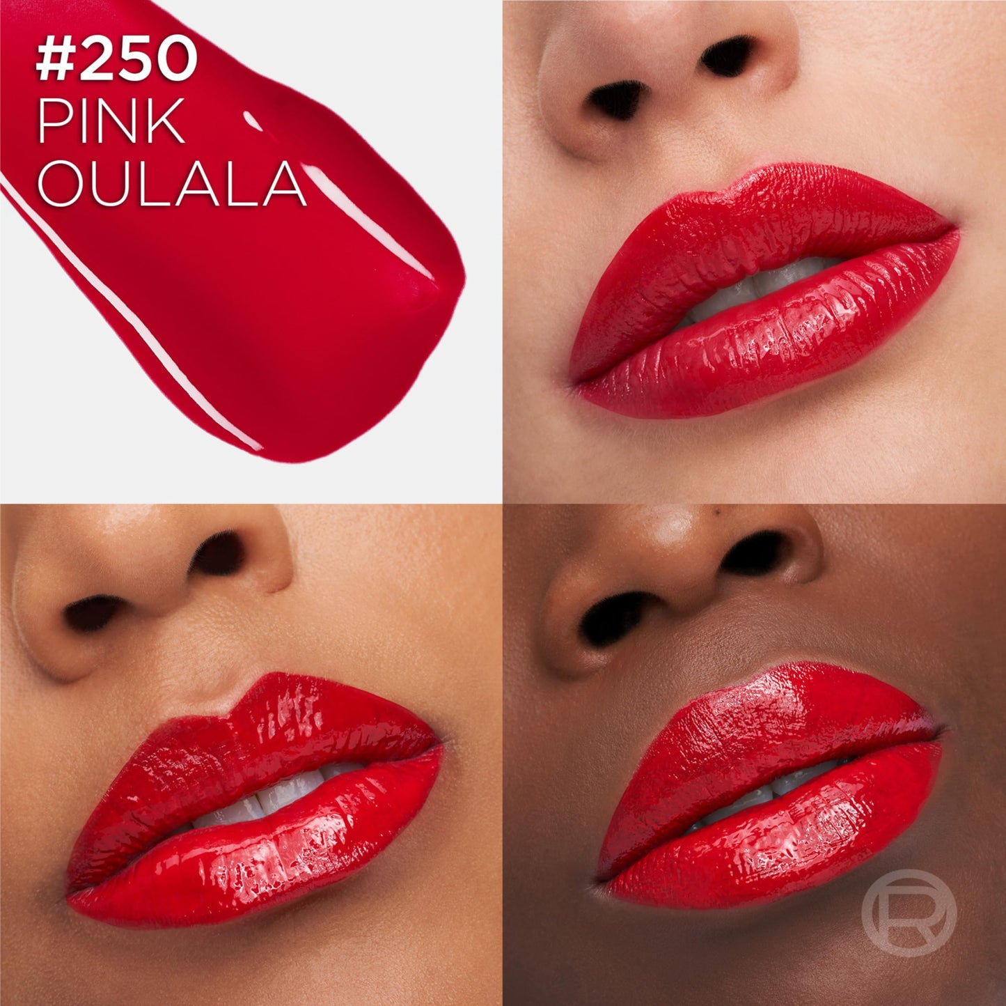 L'Oreal Paris Infallible Lacque Resistance Liquid Lipstick, 16HR Long Lasting Lip Makeup with Lacquer-Like Shine and Zero Transfer, 250, Pink Oulala