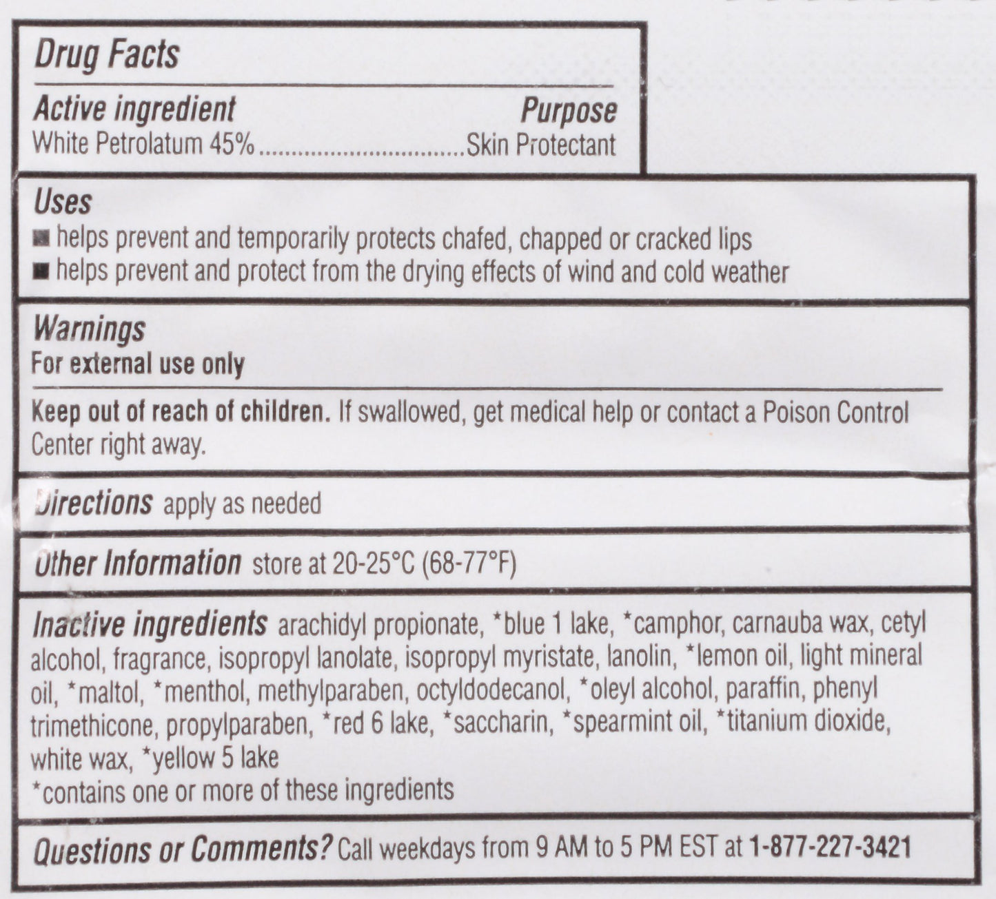 ChapStick Classic Lip Care Skin Protectant 0.15 Ounce, 3 Count (Pack of 1)