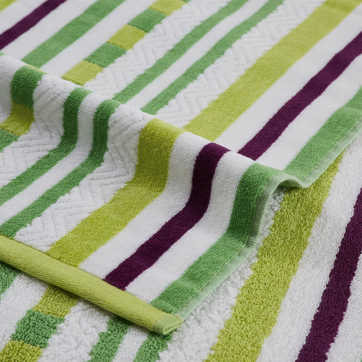 Superior Oversized 2-Piece Beach Towel Set - Quick Drying Cotton Beach Towels, Cape May Striped Summer Towel for Beach, Pool, and Jacuzzi Swim Towel…