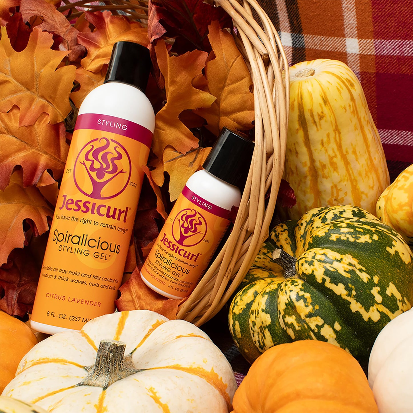 Jessicurl, Spiralicious Gel, Island Fantasy, 2 Fl oz. Curl Defining, Hair Gel for Frizz Control and All Hair Types