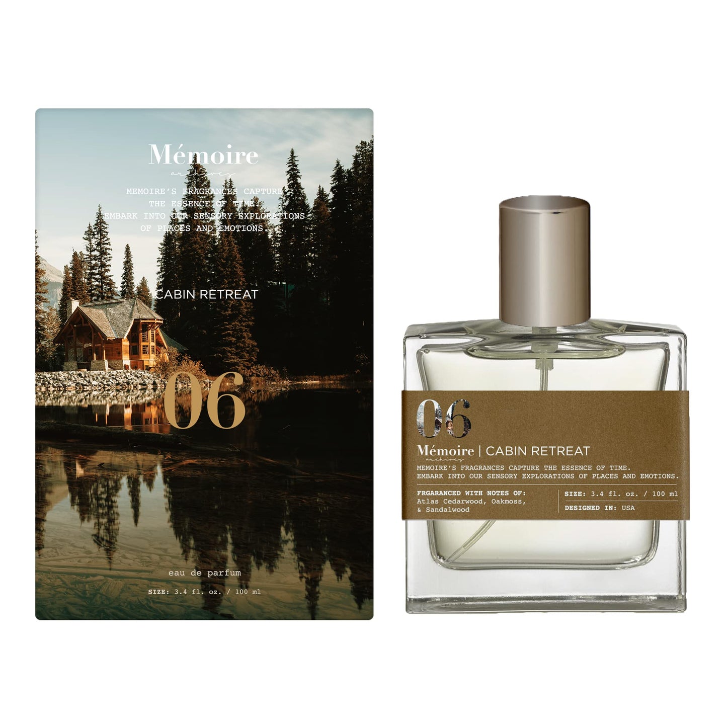 Cabin Retreat 3.4 fl oz. Eau De Parfum by Memoire Archives