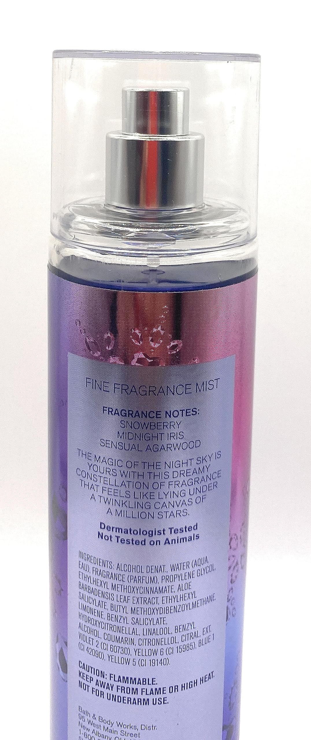 Bath & Body Works Starlit Night Fine Fragrance Mist 8 Fluid Ounce Spray