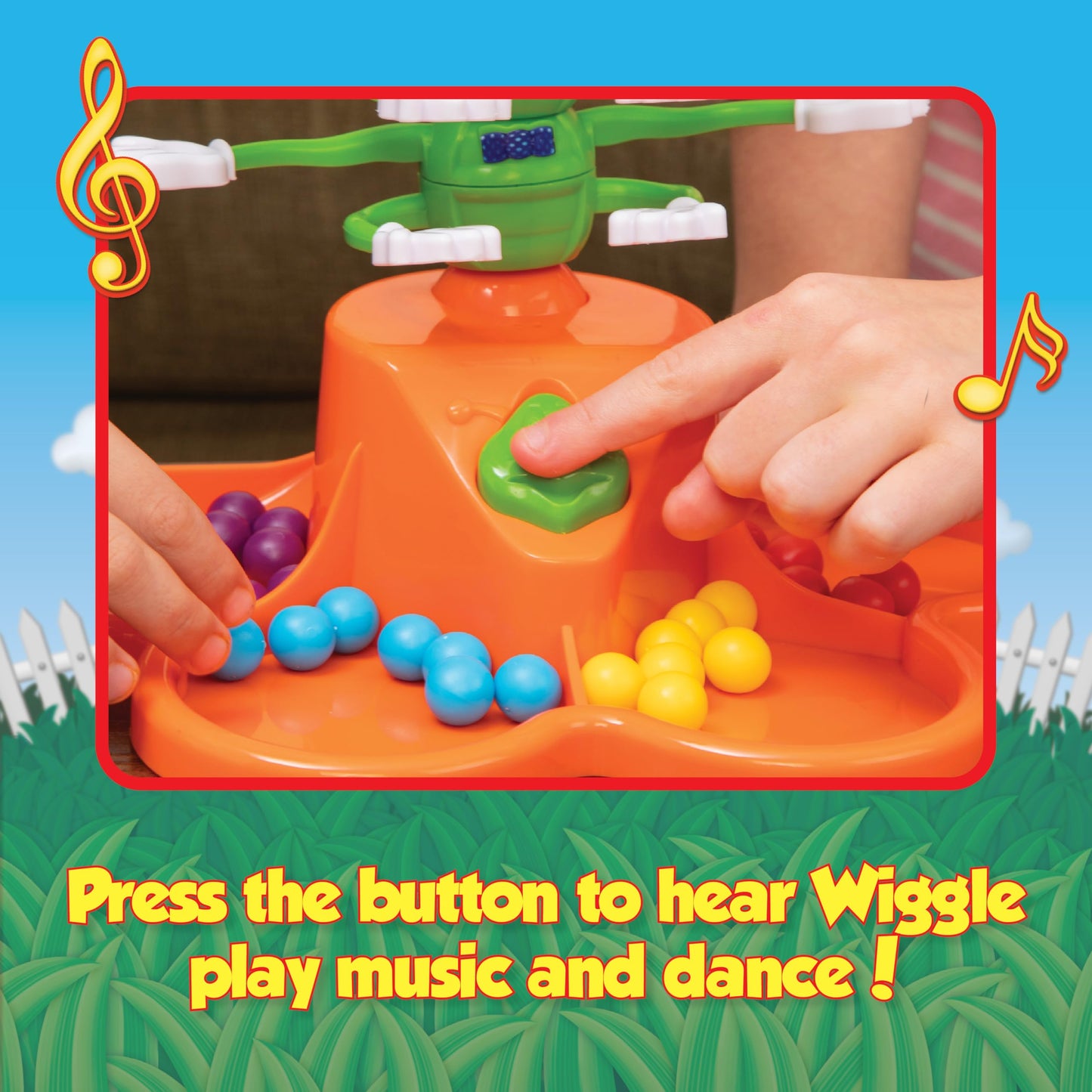 PlayMonster Giggle Wiggle Board Games for Kids, Hand-Eye Coordination, Preschool Games, The Twisting-Turning Race to Get Your Marbles to The Top…