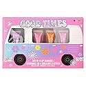 iscream Good Times 4-piece Glittery Berry Scented Classic Tube Lip Gloss Boxed Set