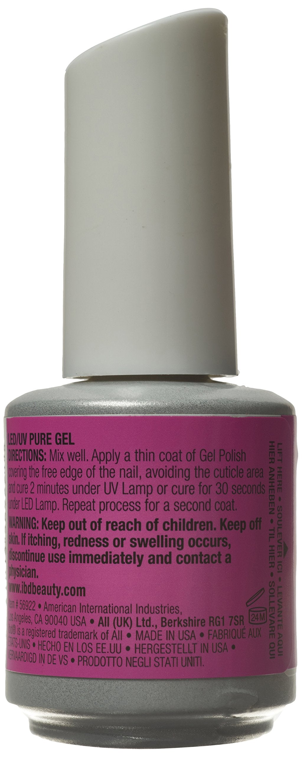 IBD Just Gel LED/UV Pure Gel Polish Cashmere Cutie Beauty & Personal Care IBD