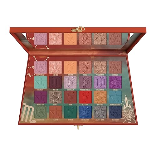 Jeffree Star Cosmetics Scorpio Palette, 24 Eyeshadow Shades, Matte and Metallic, Cruelty-Free