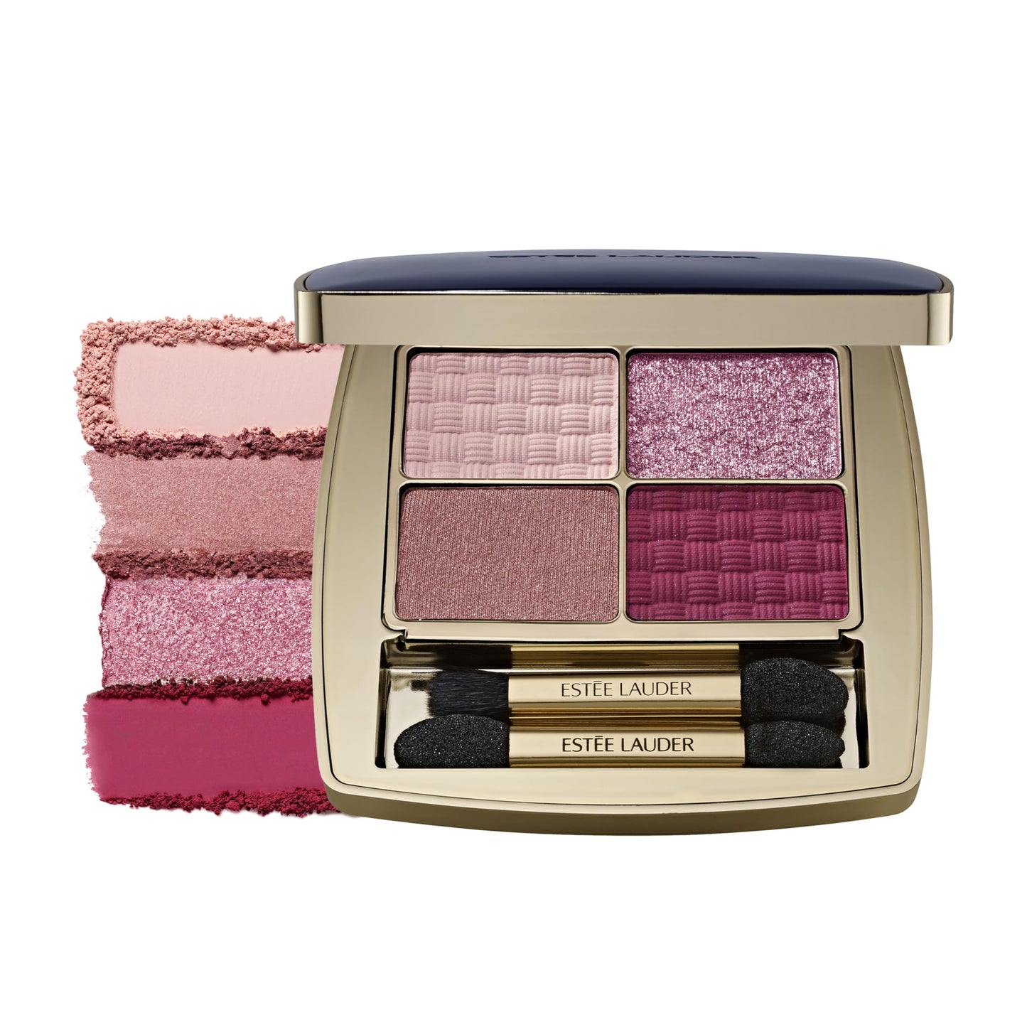 Estée Lauder The Essential Eyeshadow Quad Long-Lasting Palette | Shape, Sculpt, Magnify, Happiest Hour, 0.14 Ounce