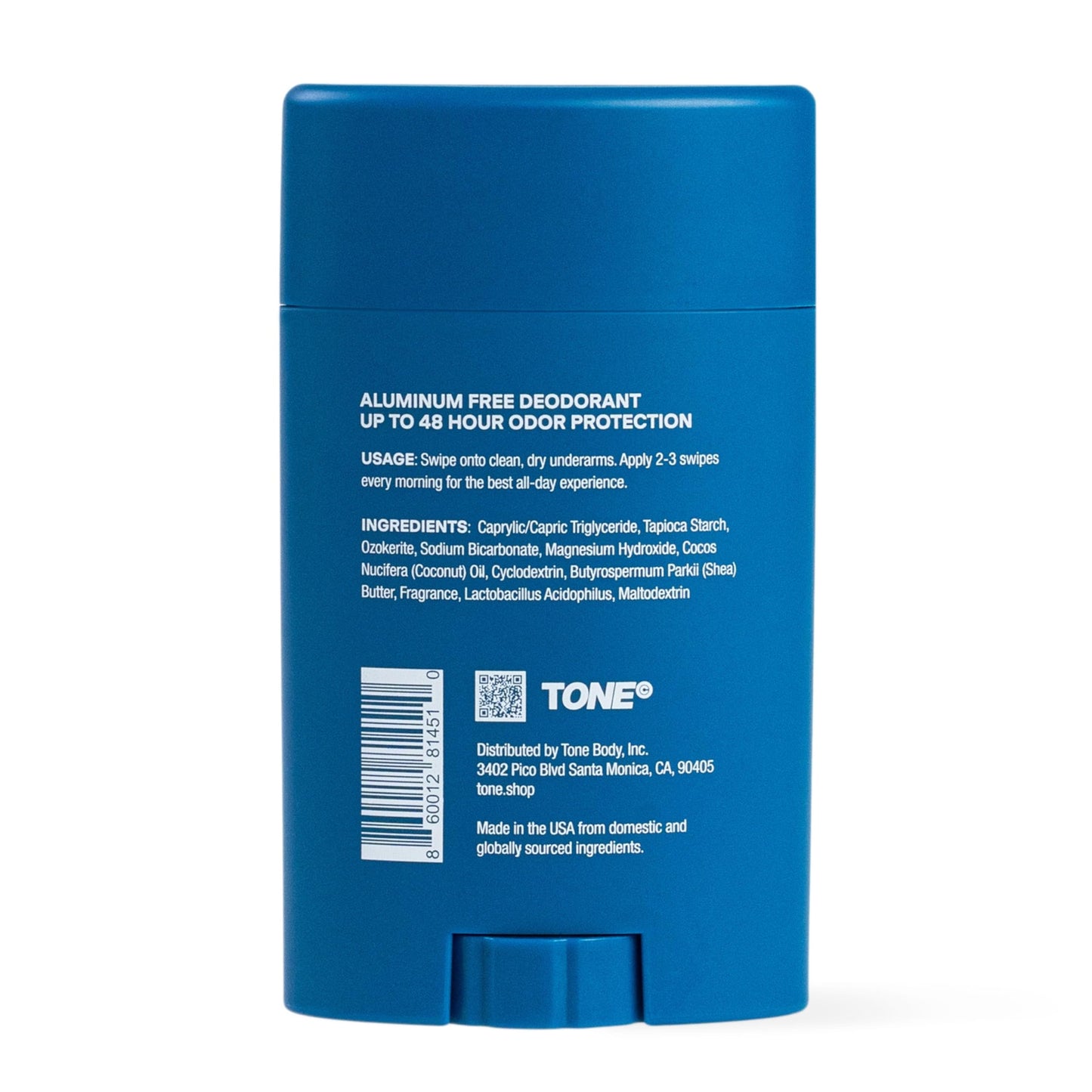 TONE Fresh Aluminum Free Deodorant for Men & Women, 48-Hour Odor Protection, Paraben Free Formula, Dermatologist-Tested, 2.65 oz Beauty and Personal Care TONE Exclusive