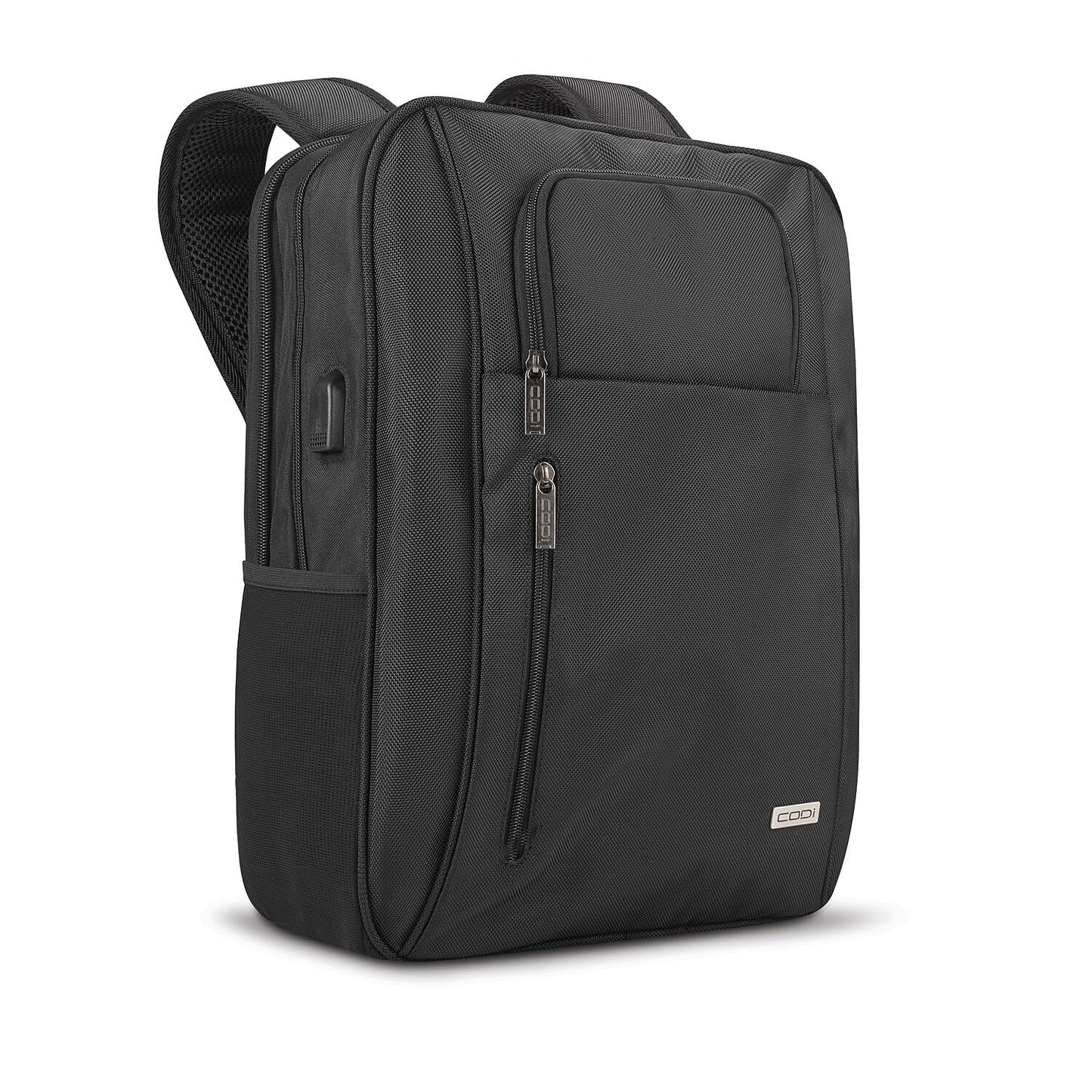 CODi Magna 17.3" Laptop Backpack - TSA-Friendly, Anti-Theft, USB Charging Port, Padded Laptop & Tablet Compartments, Water-Resistant Business Travel Bag