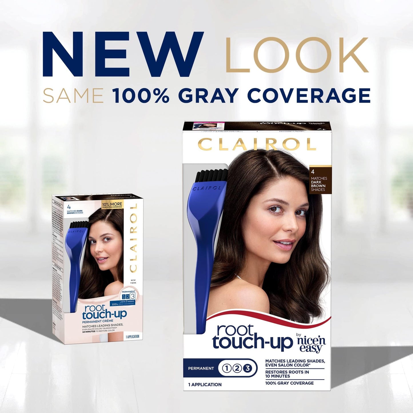 Clairol Nice n Easy Touch, Up, 005G, Medium Golden Brown, 2 pk