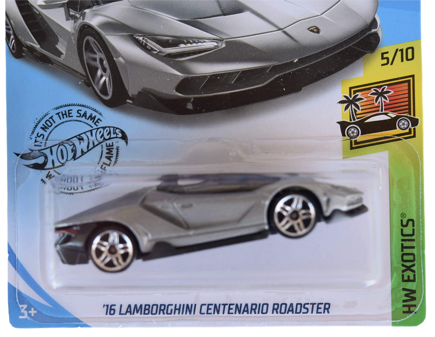 Hot Wheels HW Exotics 5/10 '16 Centenario Roadster 213/250, Silver