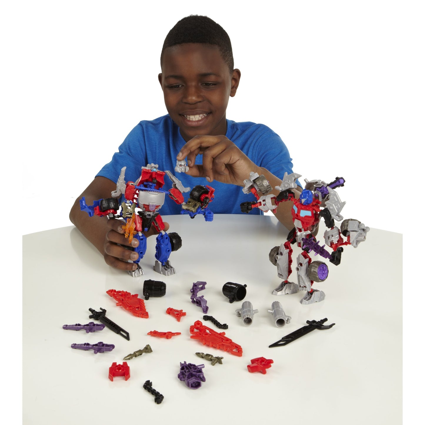 Transformers Construct-A-Bots Optimus Prime Vs. Megatron Construction Set