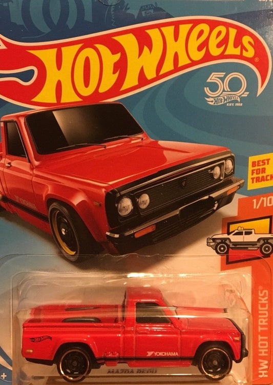 Hot Wheels 2018 50th Anniversary HW Hot Trucks Mazda Repu 83/365, Red